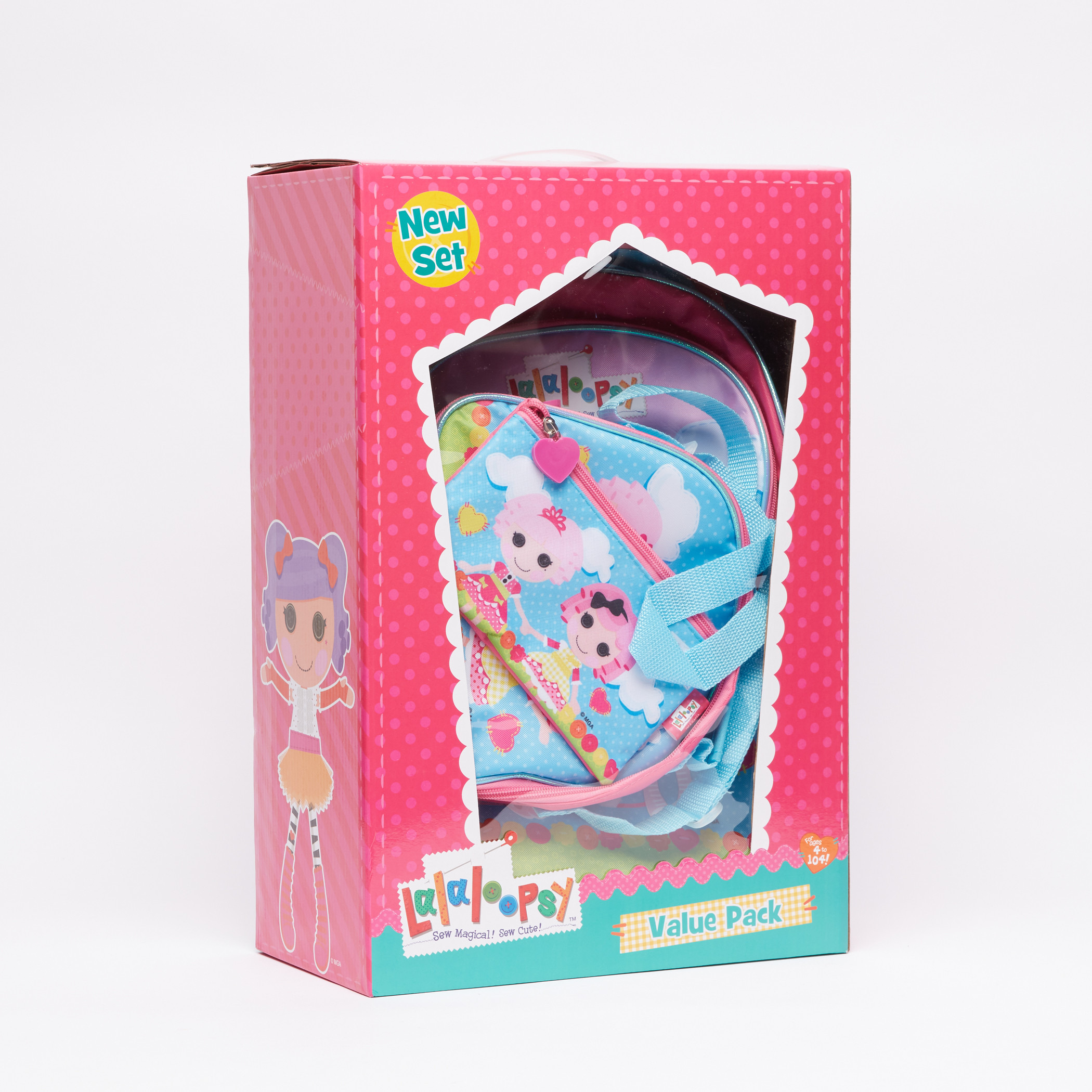 Lalaloopsy Printed 5-Piece Trolley Backpack Set-school-bagsandbackpacks-trolleybags-image-11