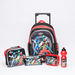 Power Rangers Printed 5-Piece Trolley Backpack Set-School Sets-thumbnail-0