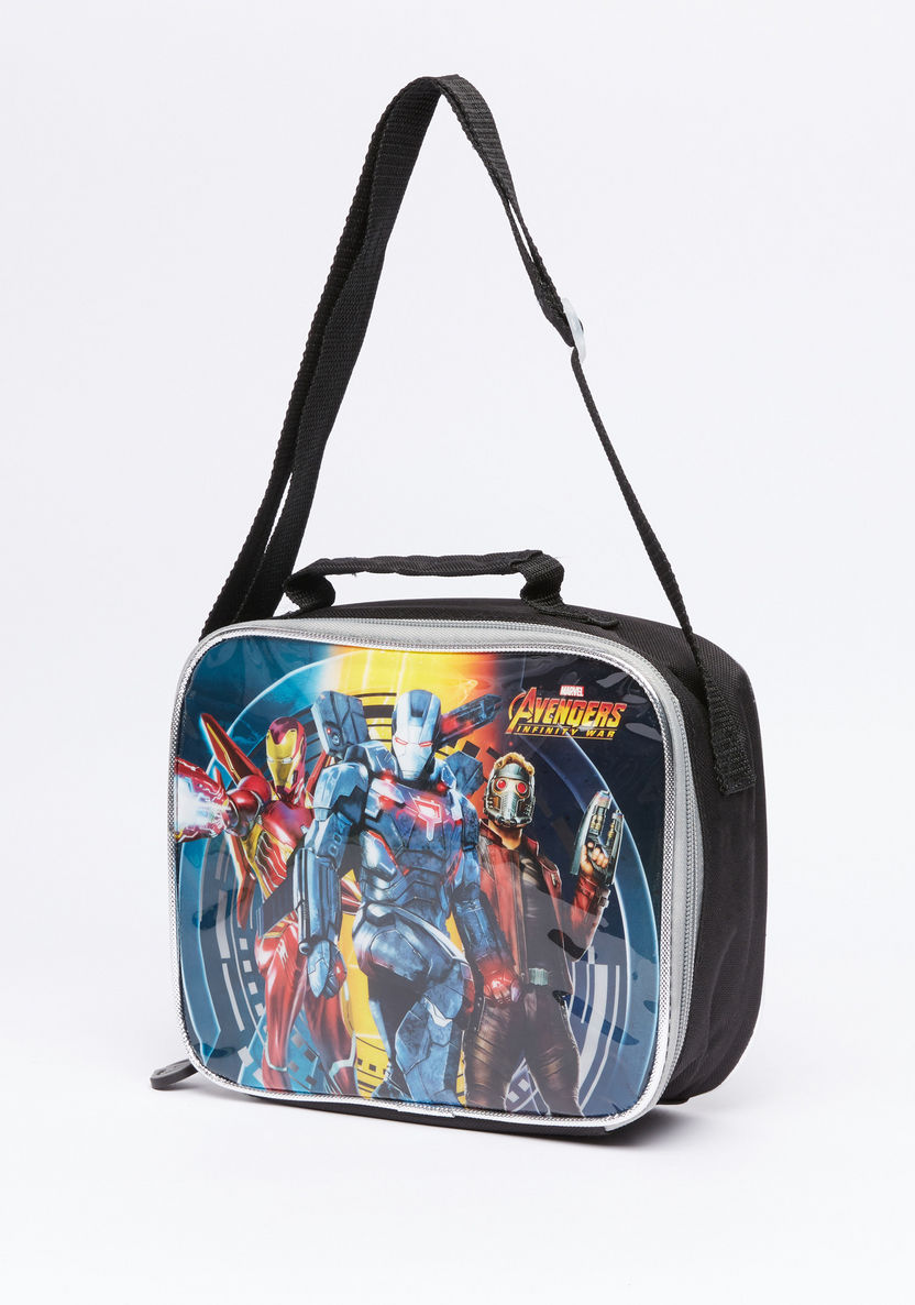 Avengers Printed 5-Piece Trolley Backpack Set-School Sets-image-6