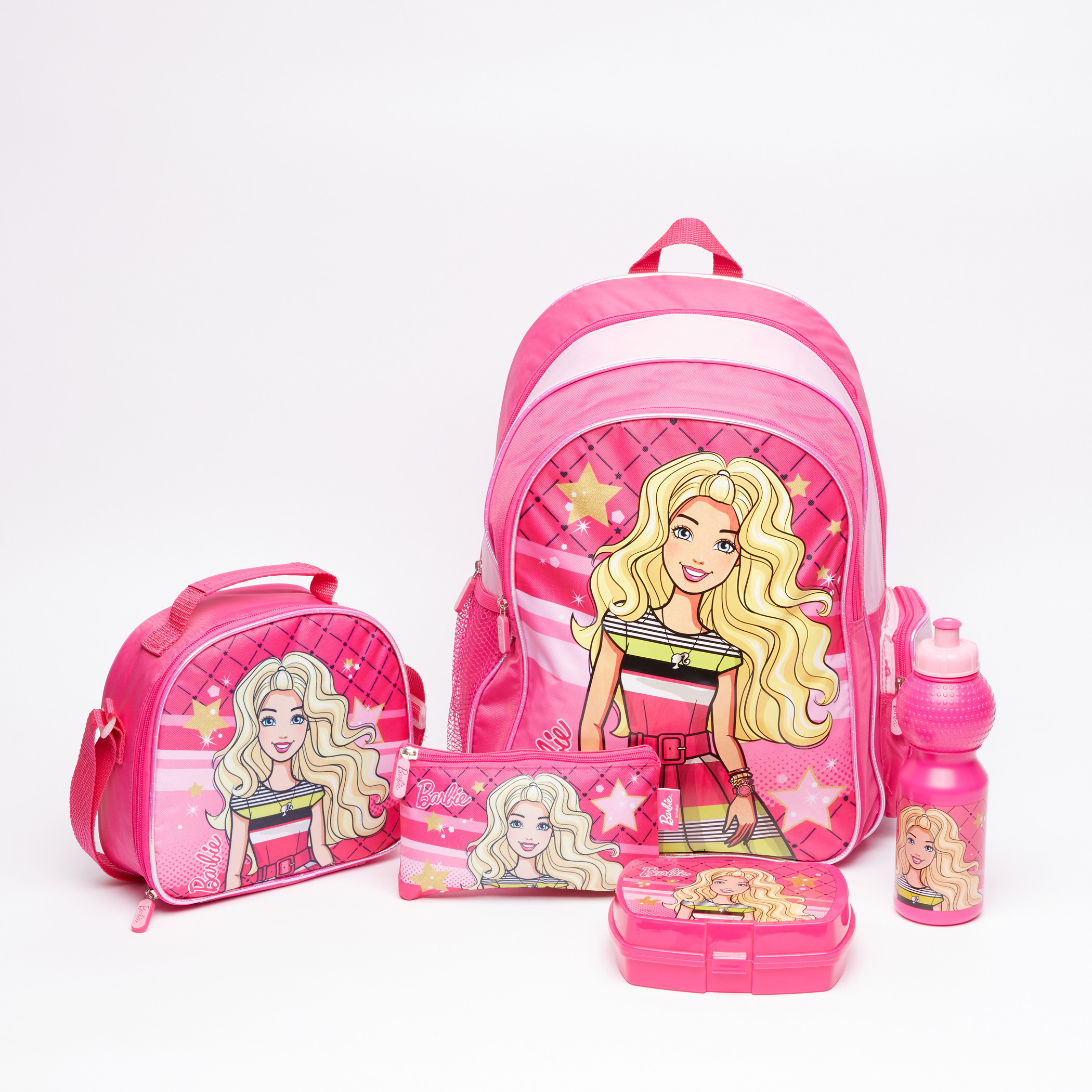 Barbie Printed 5-Piece Backpack Set-school-bagsandbackpacks-backpacks-image-1