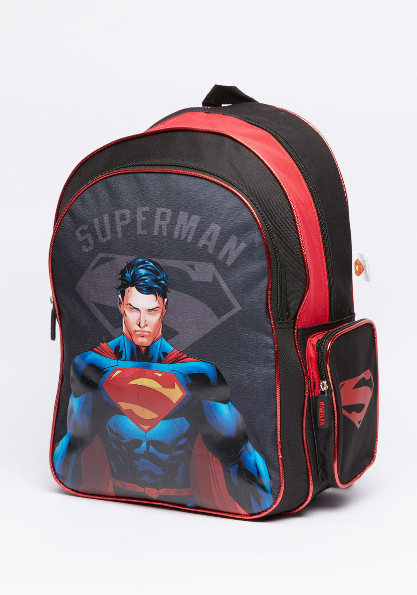 Superman Printed 5-Piece Backpack Set-School Sets-image-1