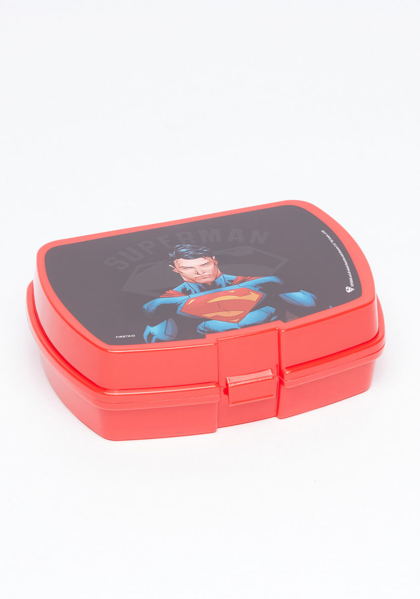 Superman Printed 5-Piece Backpack Set-School Sets-image-7