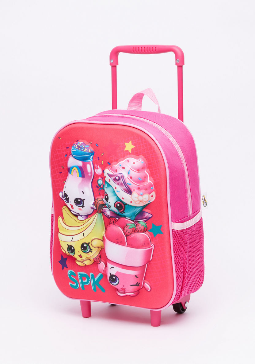 Shopkins Printed 3-Piece Trolley Backpack Set-School Sets-image-1