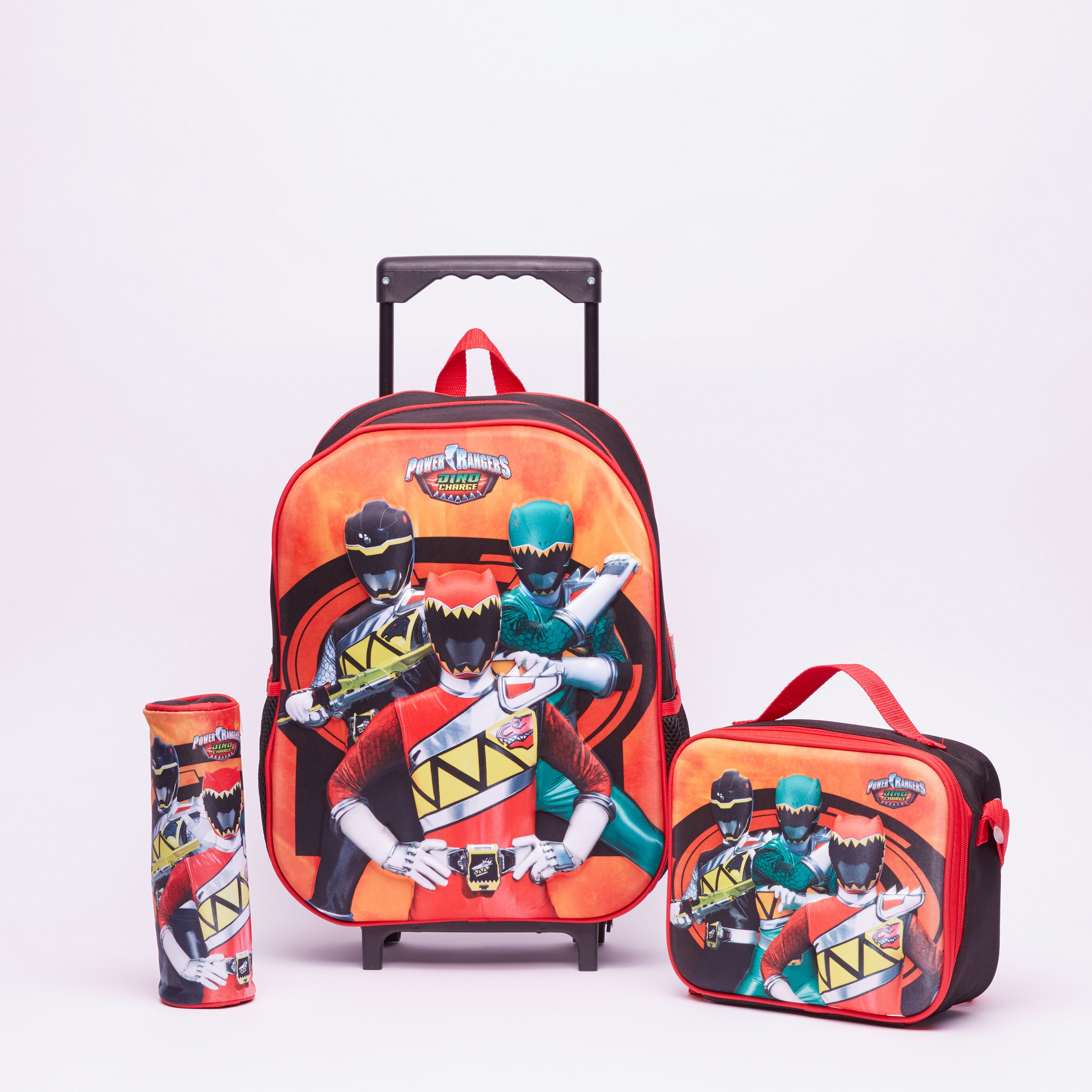 Buy Power Rangers Printed 3 Piece Trolley Backpack Set Online Mothercare Bahrain