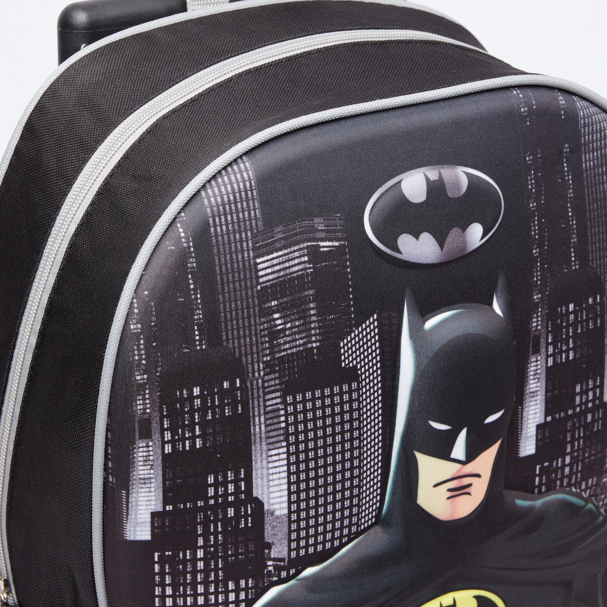 طقم حقيبة ظهر بعجلات 3 قطع بطبعات باتمان-school-bagsandbackpacks-trolleybags-image-4