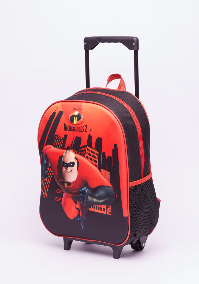 The Incredibles 2 Printed 3-Piece Trolley Backpack Set-School Sets-image-1