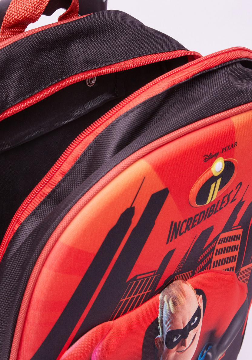 The Incredibles 2 Printed 3-Piece Trolley Backpack Set-School Sets-image-5