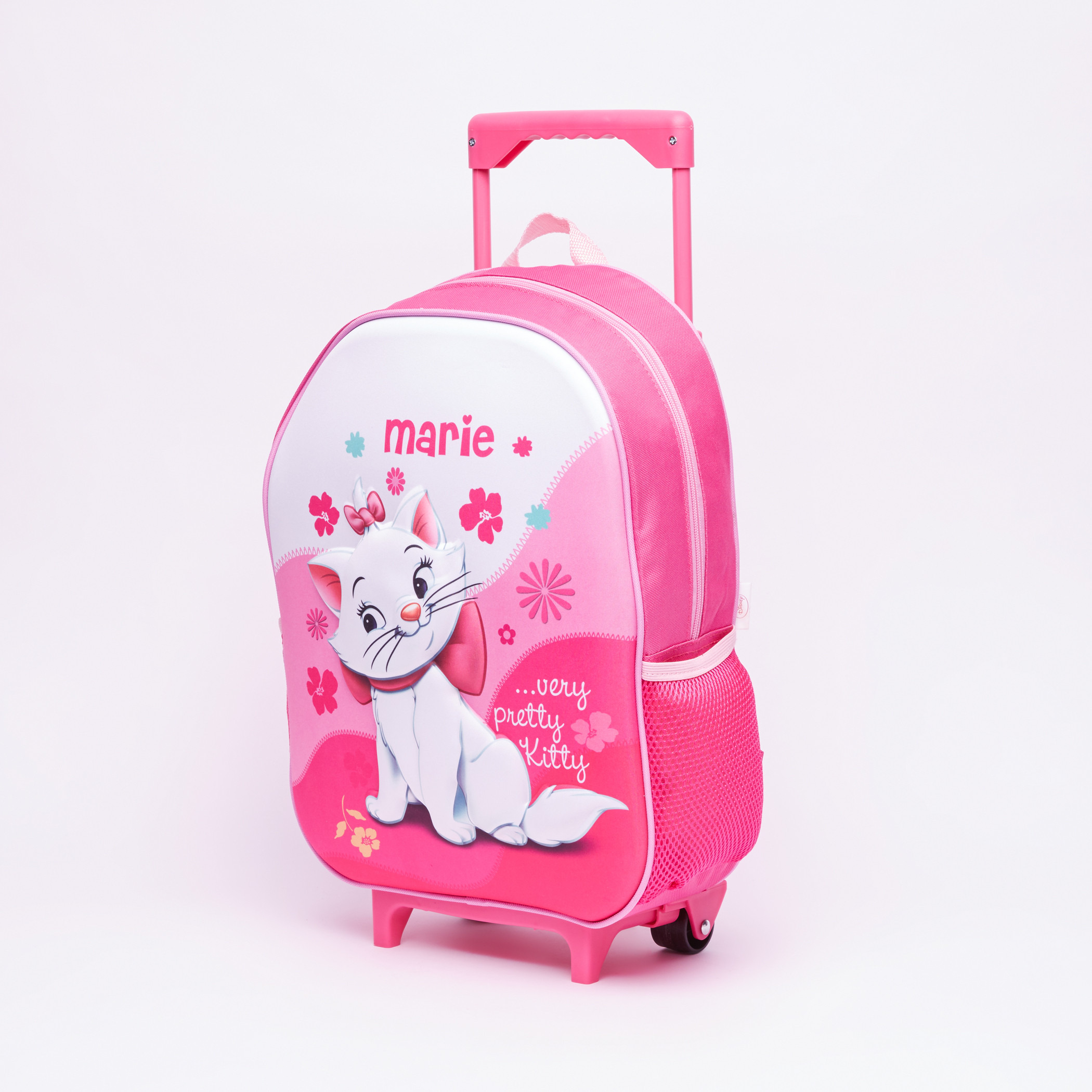 Marie the Cat Printed 3-Piece Trolley Backpack Set-school-bagsandbackpacks-trolleybags-image-2