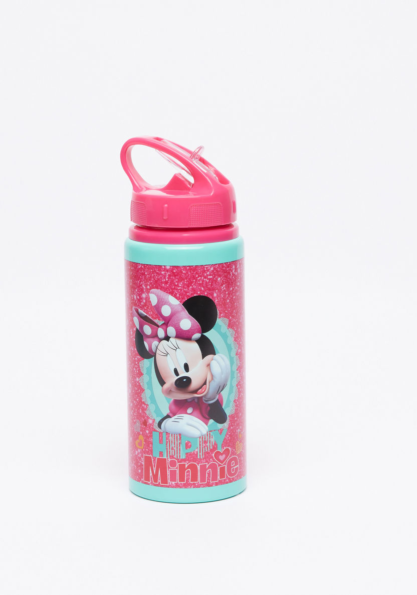 Minnie Mouse Printed Water Bottle-Water Bottles-image-0