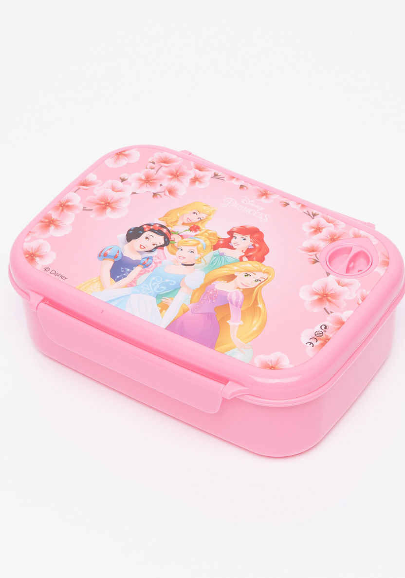 Princess Printed Lunchbox with Clip Closures-Lunch Boxes-image-0