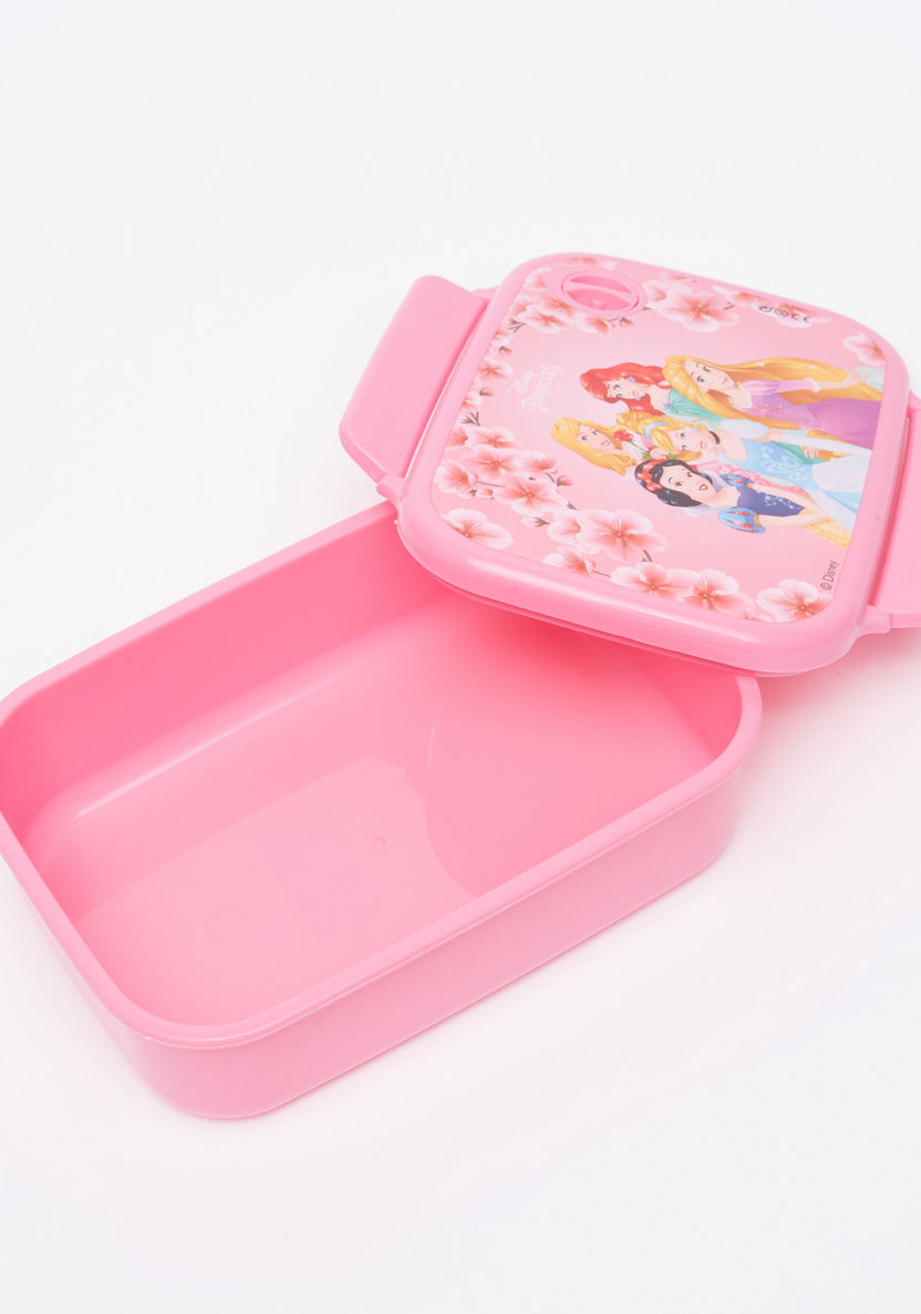 Princess Printed Lunchbox with Clip Closures-Lunch Boxes-image-2