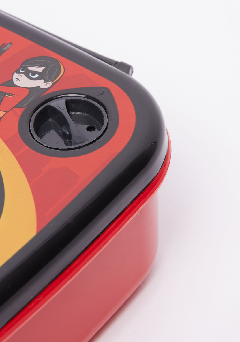 The Incredibles Printed Lunchbox with Clip Closures-Lunch Boxes-image-1