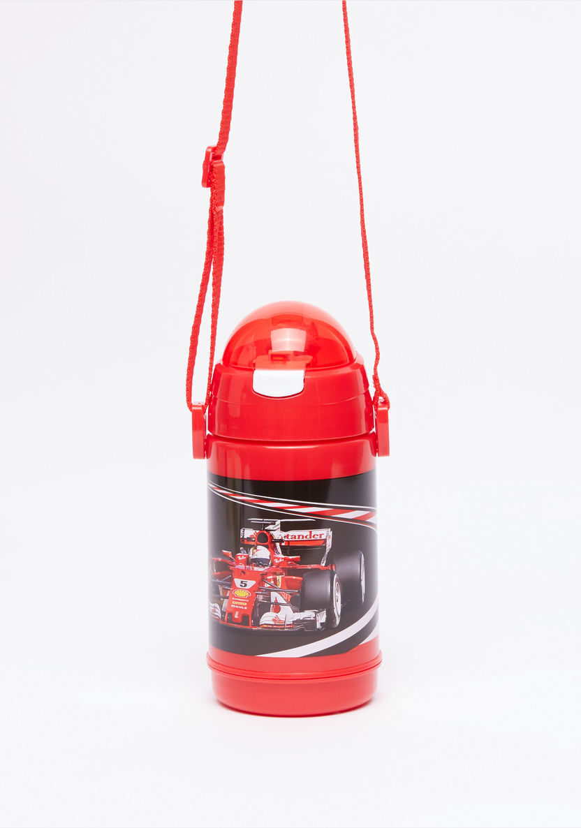 Ferrari Printed Water Bottle with Spout-Water Bottles-image-0