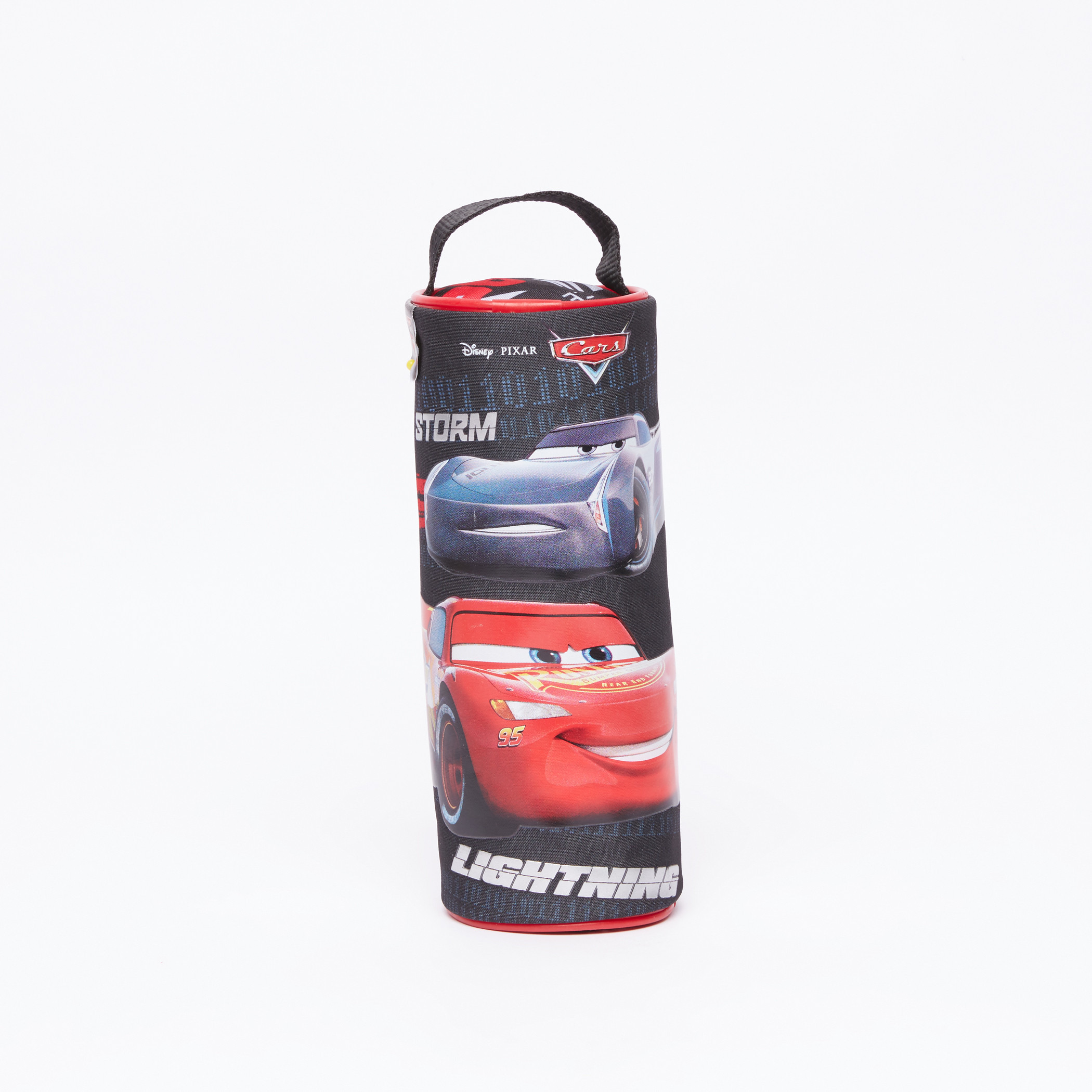 Cars Printed Pencil Case with Zip Closure-school-stationery-pencilcases-image-1