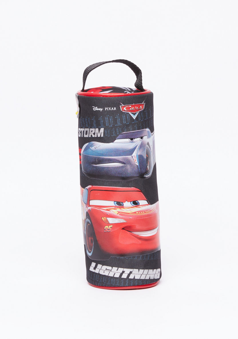 Cars Printed Pencil Case with Zip Closure-Pencil Cases-image-0