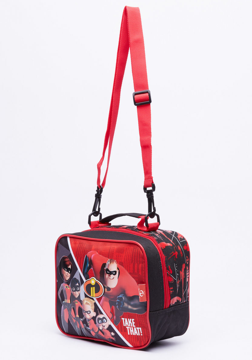 The Incredibles Printed Lunch Bag with Zip Closure-Lunch Bags-image-0