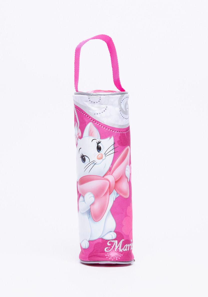 Marie the Cat Printed Pencil Case with Zip Closure-Pencil Cases-image-0