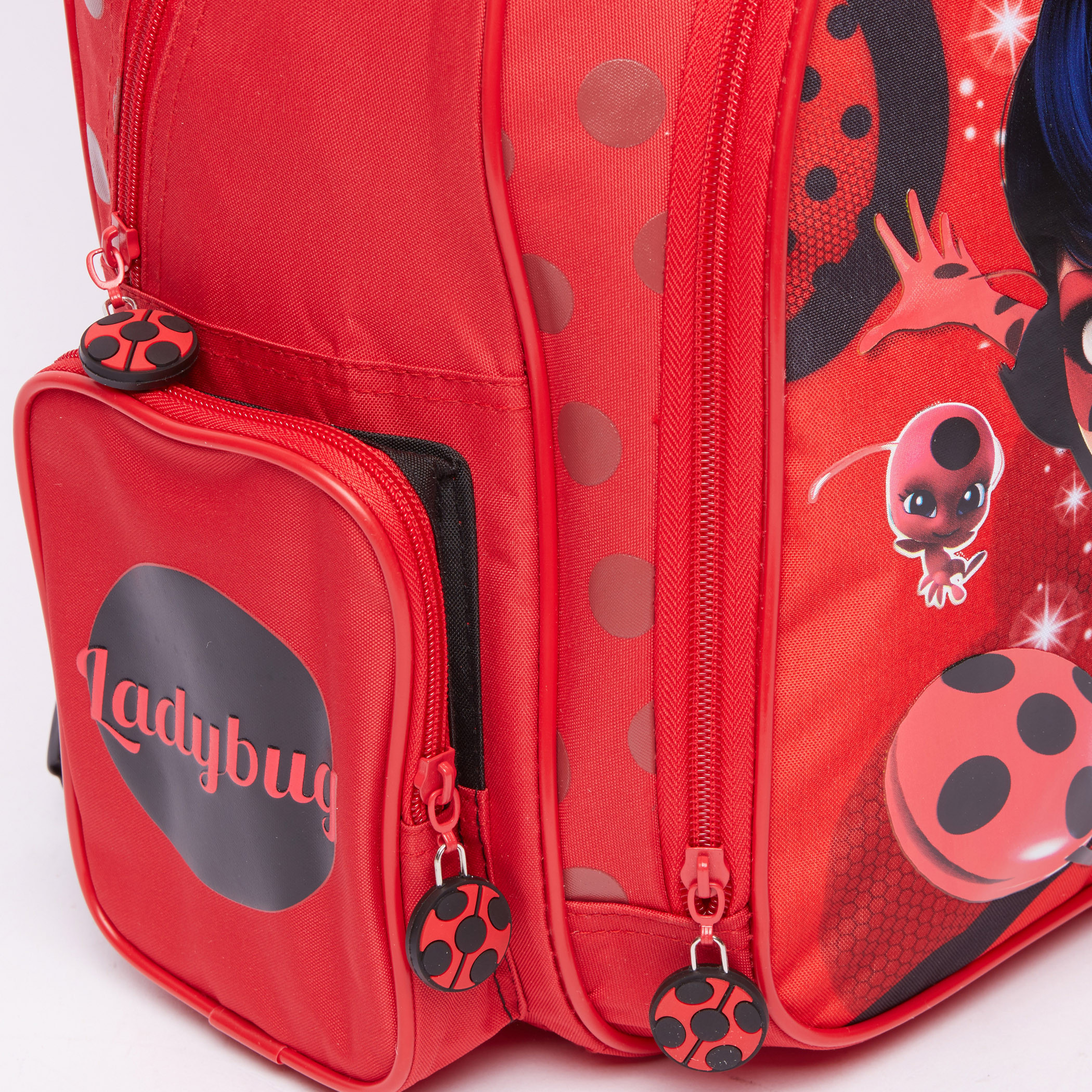 Miraculous Ladybug Printed Backpack with Zip Closure-school-bagsandbackpacks-backpacks-image-4