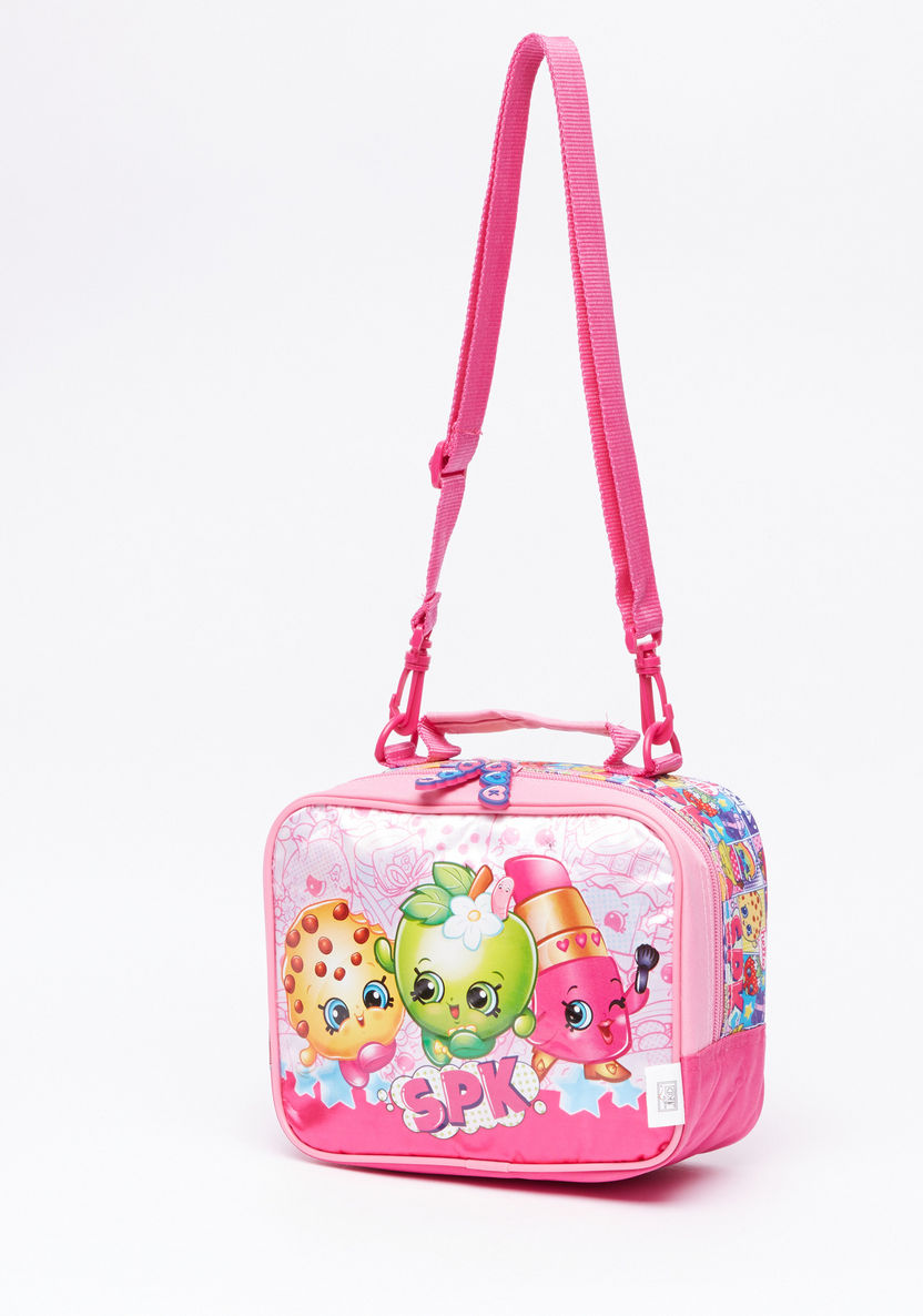 Shopkins Printed Lunch Bag with Zip Closure-Lunch Bags-image-0