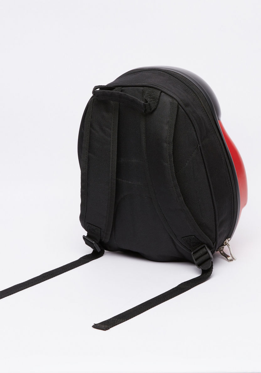 Juniors Printed Hard Case Backpack with Zip Closure-Backpacks-image-1