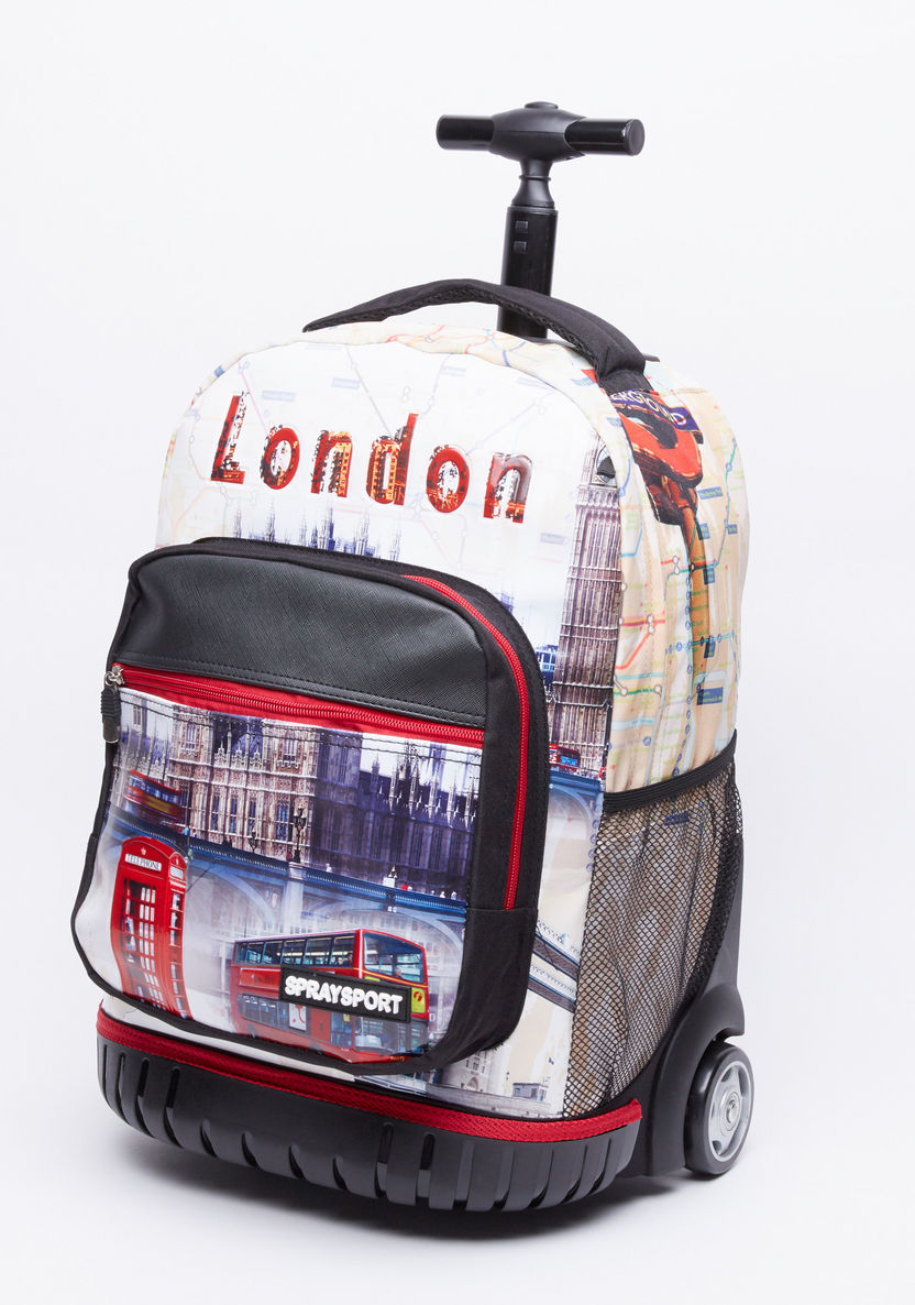 Juniors Printed 3-Piece Trolley Backpack Set-School Sets-image-1
