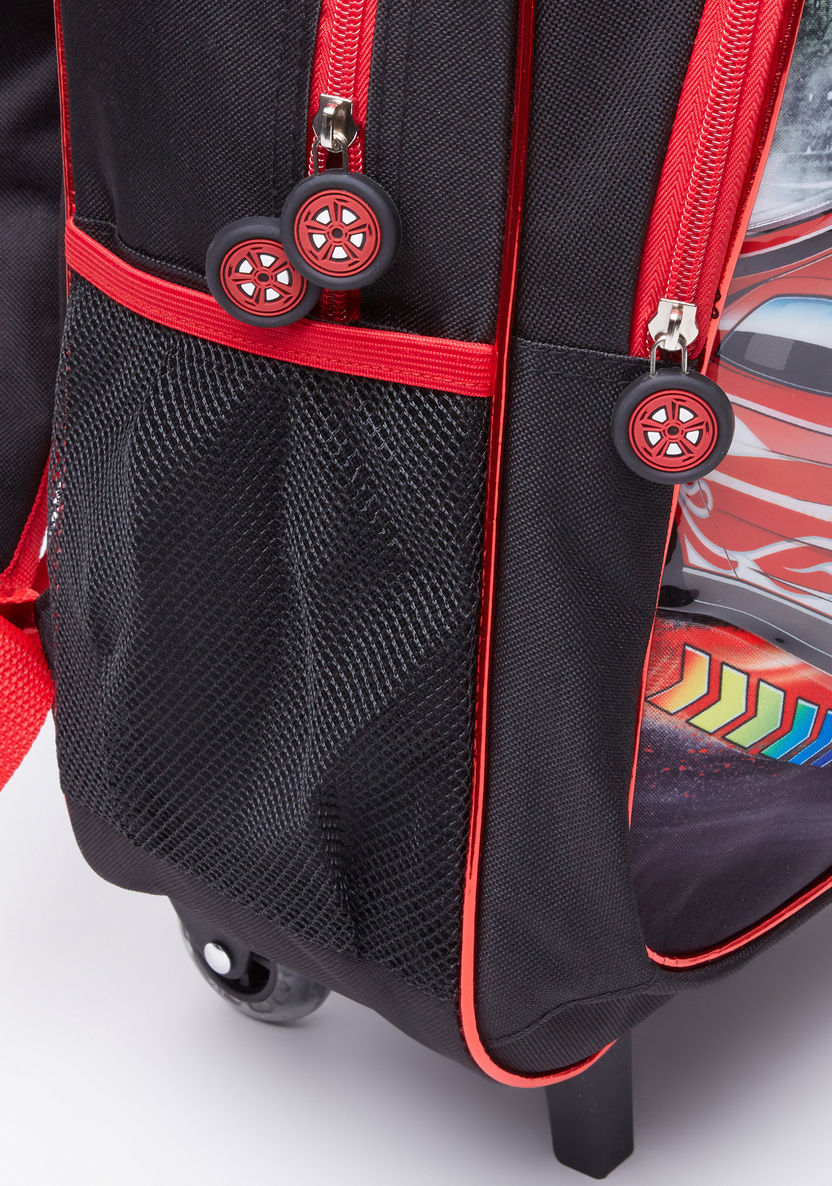 Juniors Printed 3-Piece Trolley Backpack Set with Zip Closure-School Sets-image-4