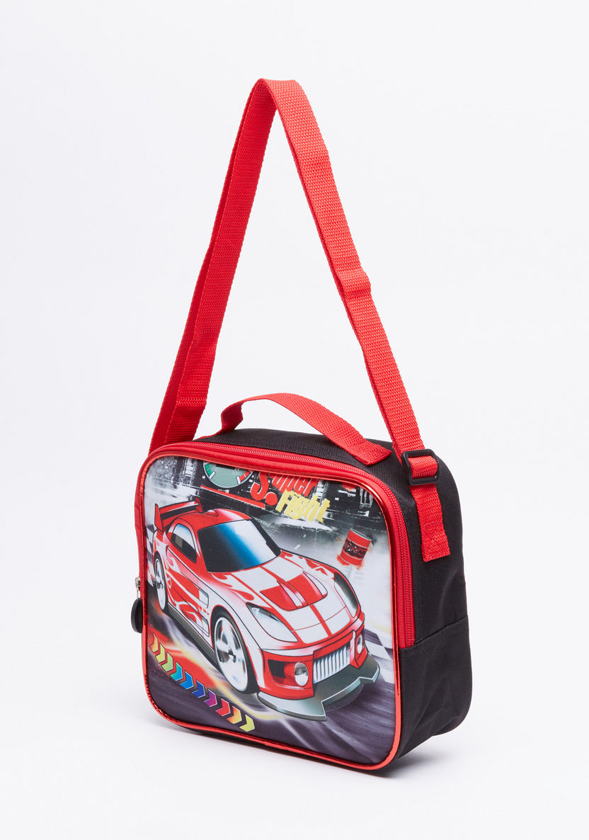 Juniors Printed 3-Piece Trolley Backpack Set with Zip Closure-School Sets-image-6
