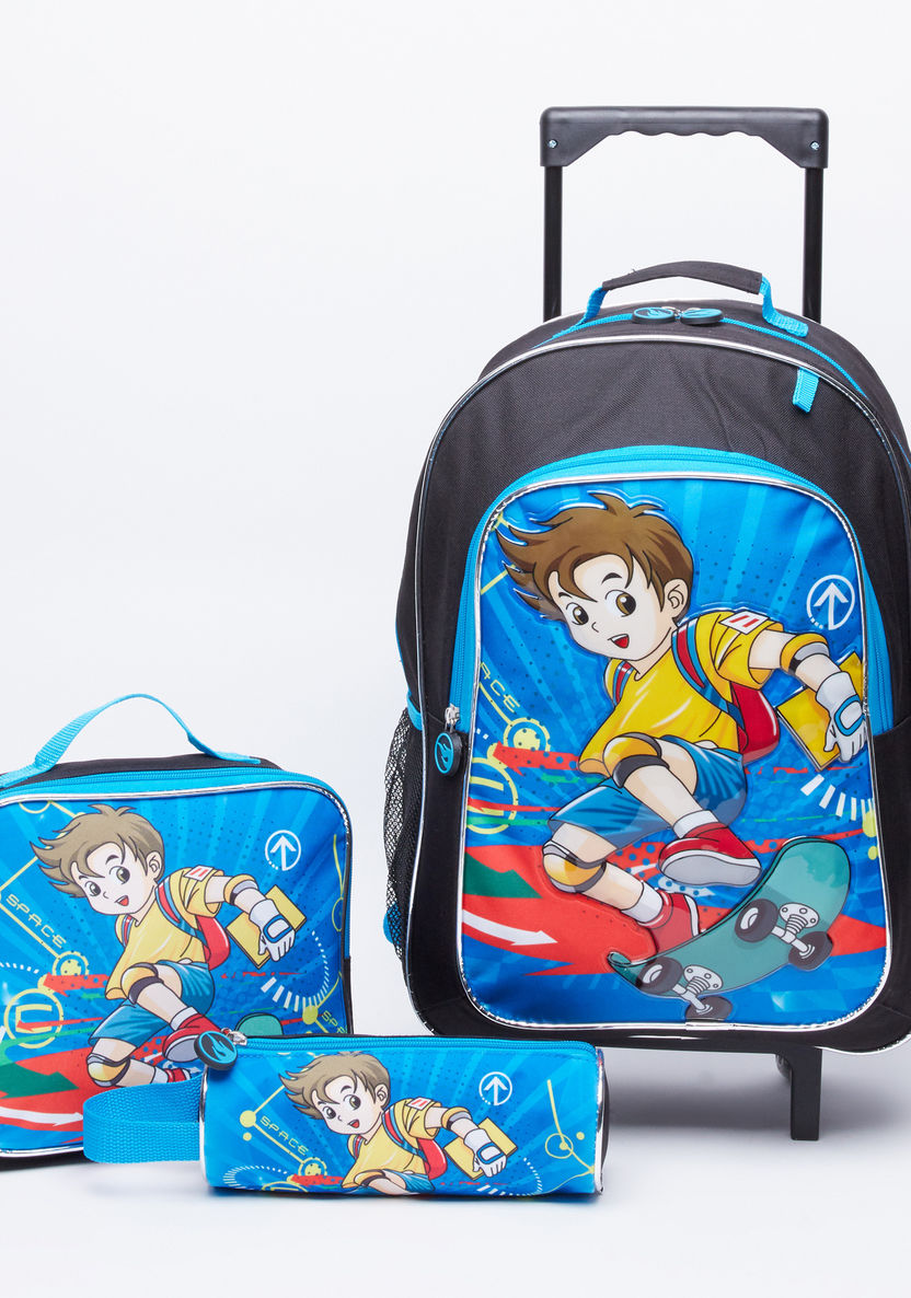 Juniors Printed 3-Piece School Bag Set-School Sets-image-0