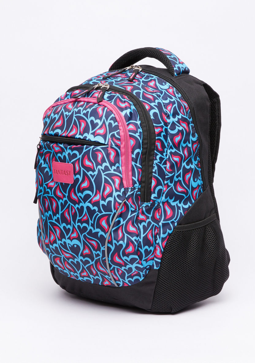 Juniors Printed Backpack with Pencil Case-Backpacks-image-1