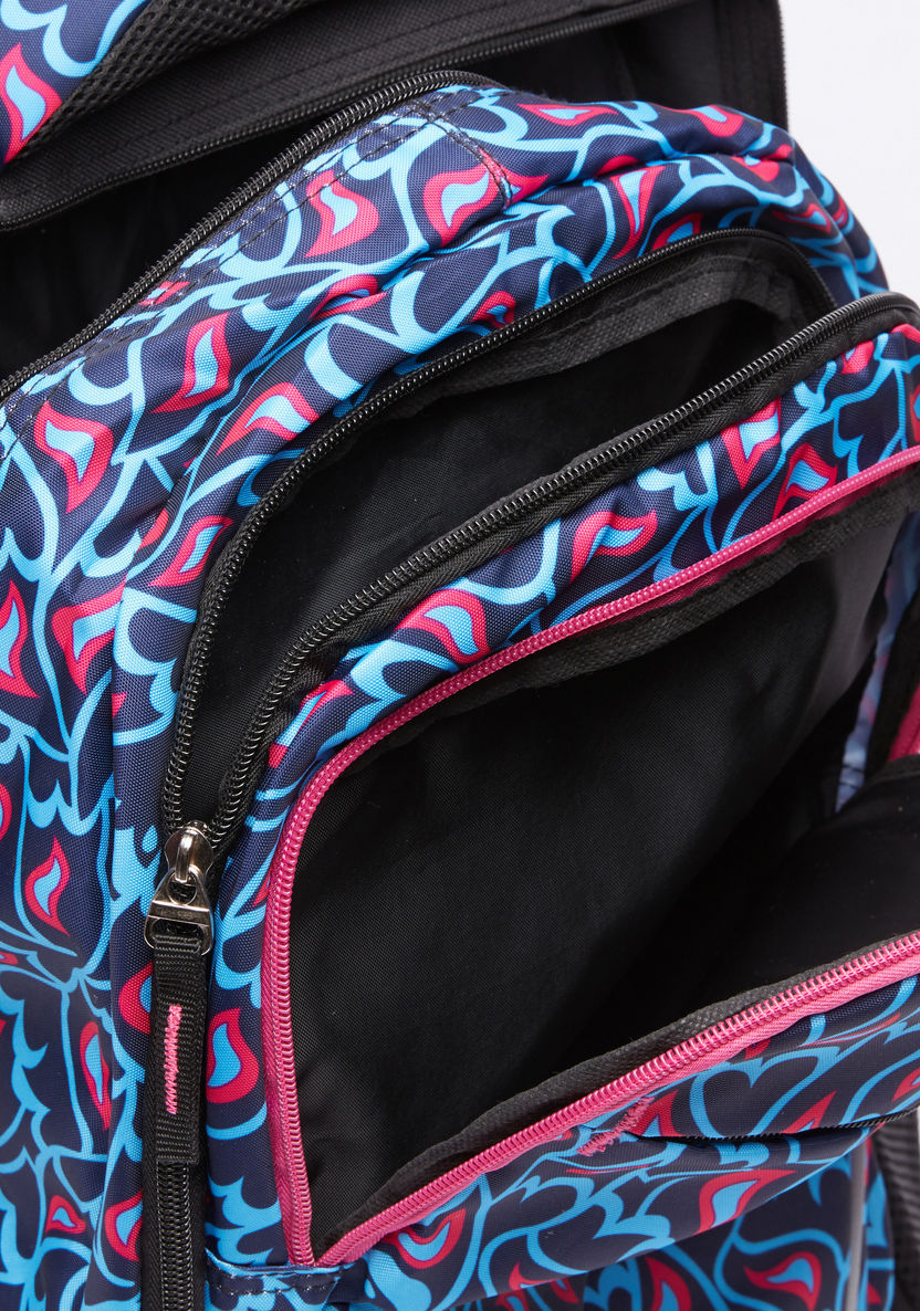 Juniors Printed Backpack with Pencil Case-Backpacks-image-4