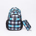 Juniors Chequered Backpack with Pencil Case-Backpacks-thumbnail-0