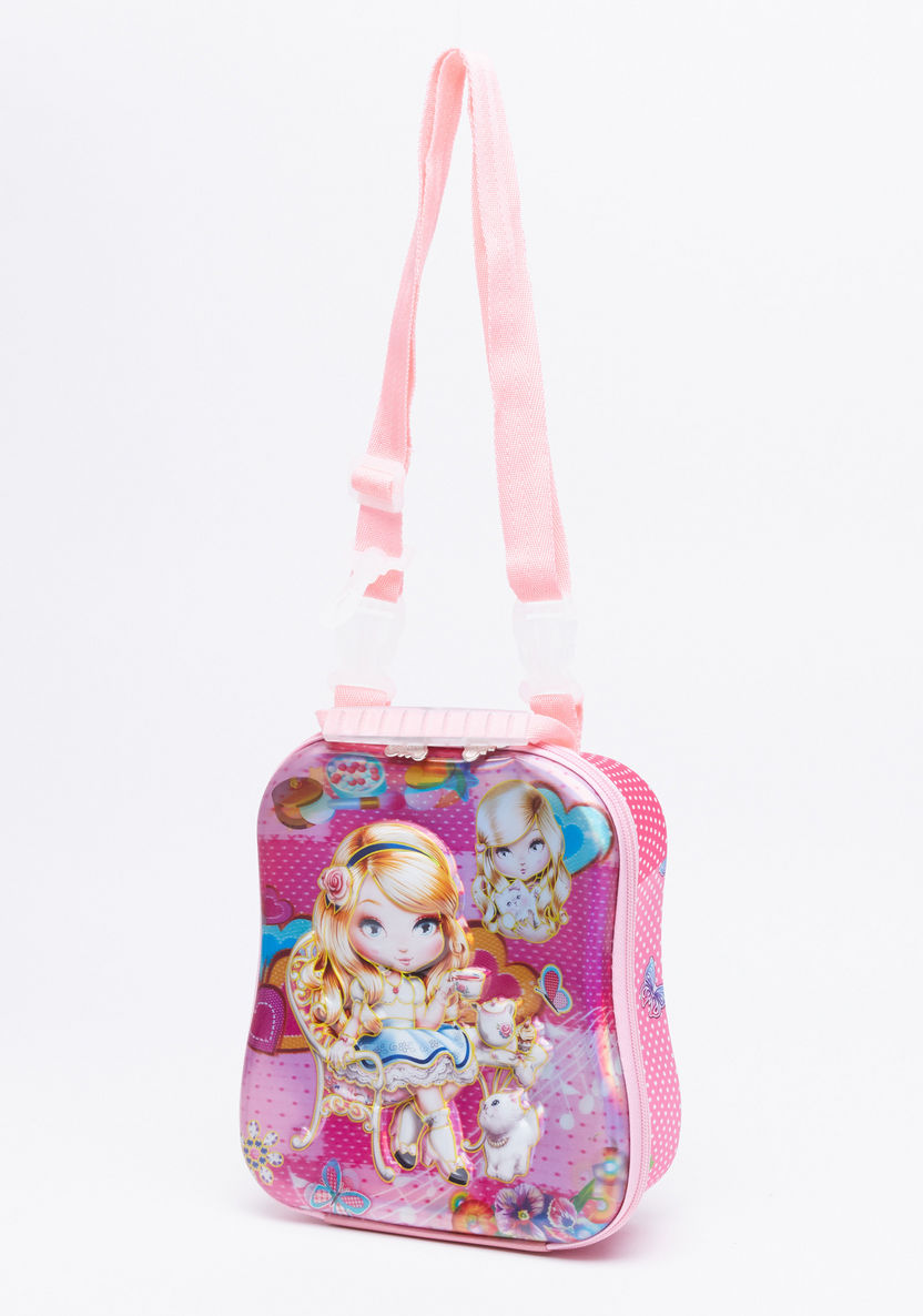 Juniors Doll Printed 3-Piece Trolley Backpack Set-School Sets-image-6