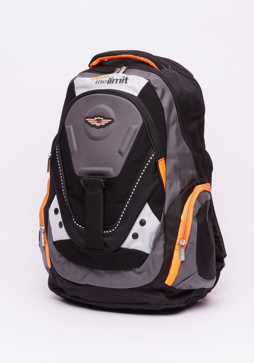Juniors Printed Backpack with Zip Closure and Adjustable Straps-Backpacks-image-0