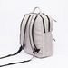 Textured Backpack with Laptop Section and Adjustable Straps-Backpacks-thumbnail-1