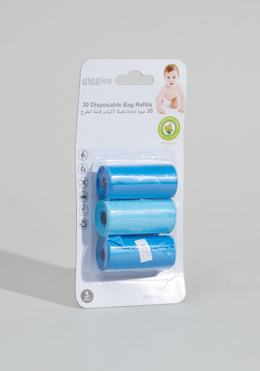 Giggles Diaper Disposal Bag - 30 Pieces-Diaper Accessories-image-2
