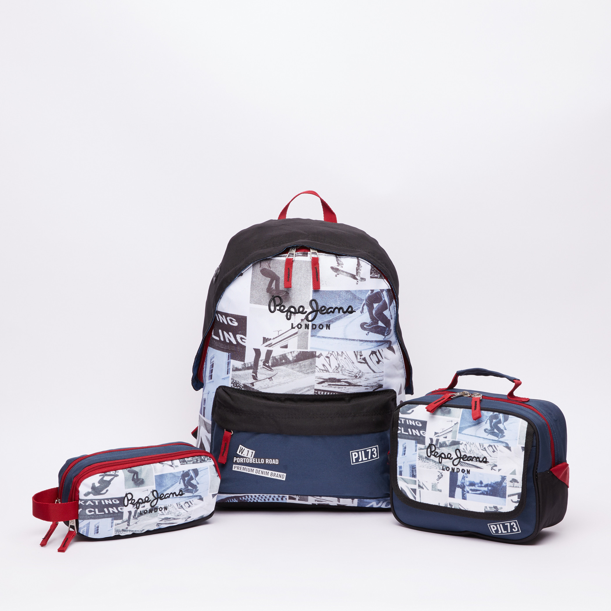 Pepe Jeans Printed Lunch Bag with Zip Closure-school-lunchessentials-lunchbags-image-6