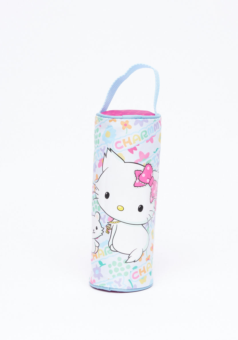 Hello Kitty Printed Pencil Case with Zip Closure and Handle-Pencil Cases-image-0
