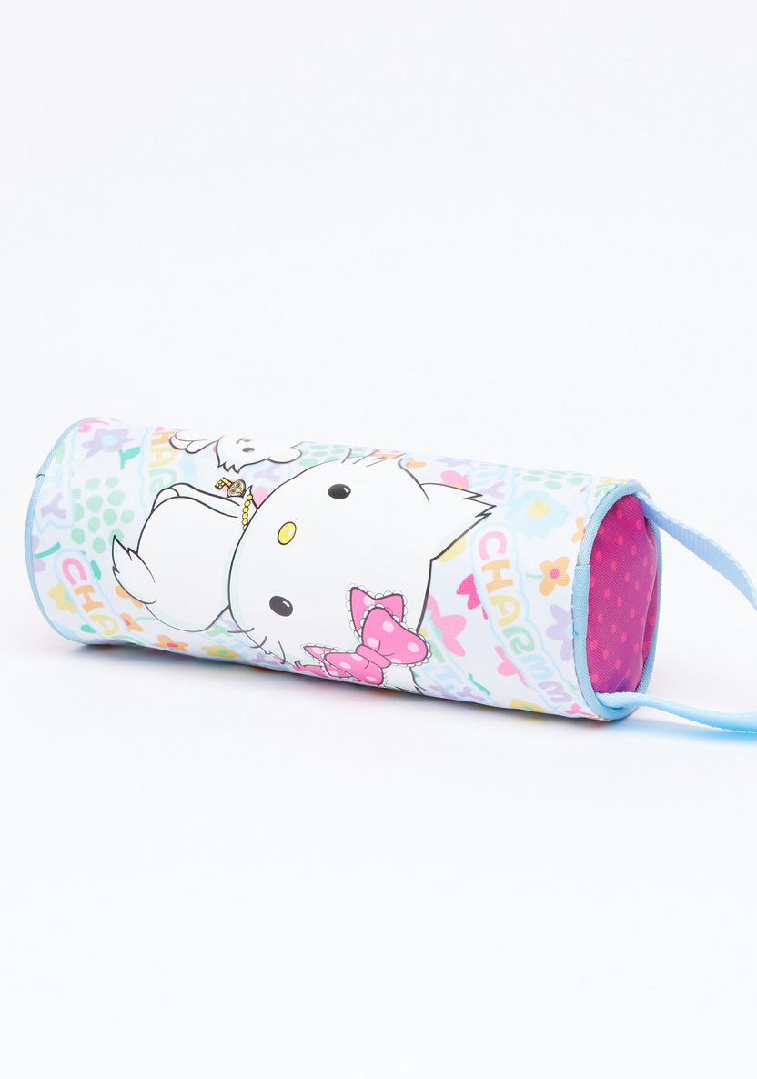 Hello Kitty Printed Pencil Case with Zip Closure and Handle-Pencil Cases-image-1