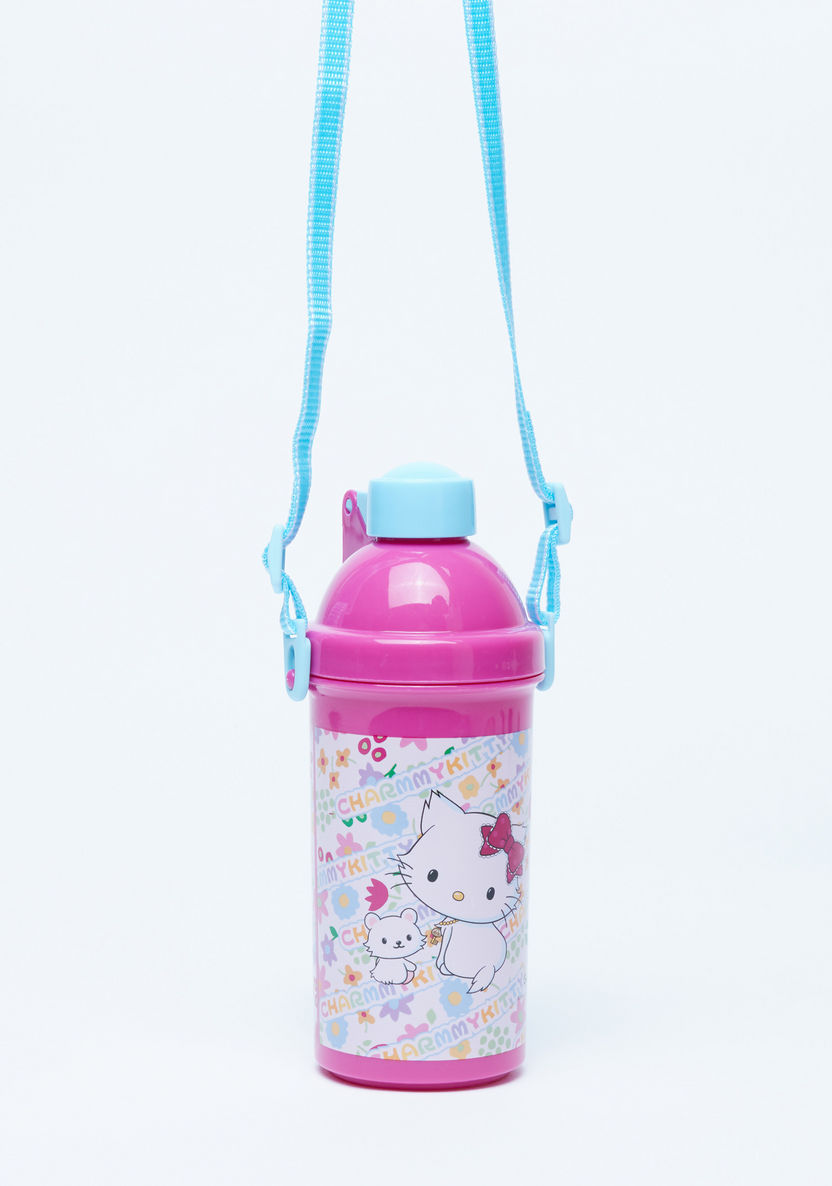 Charmmy Kitty Printed Water Bottle-Water Bottles-image-0