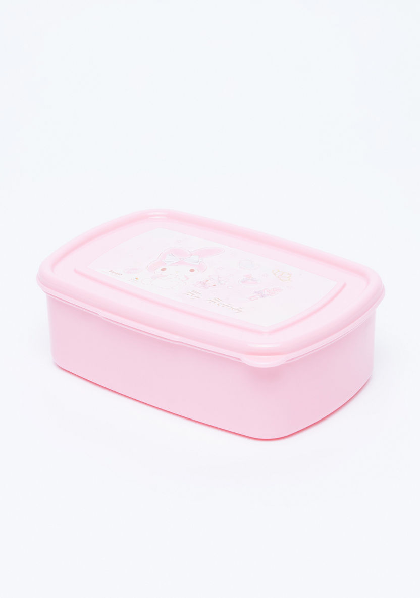 My Melody Printed Lunch Box-Lunch Boxes-image-0
