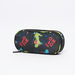 LYC SAC Mr. Dinosaur Printed Oval Pencil Pouch with Zip Closure-Pencil Cases-thumbnail-1