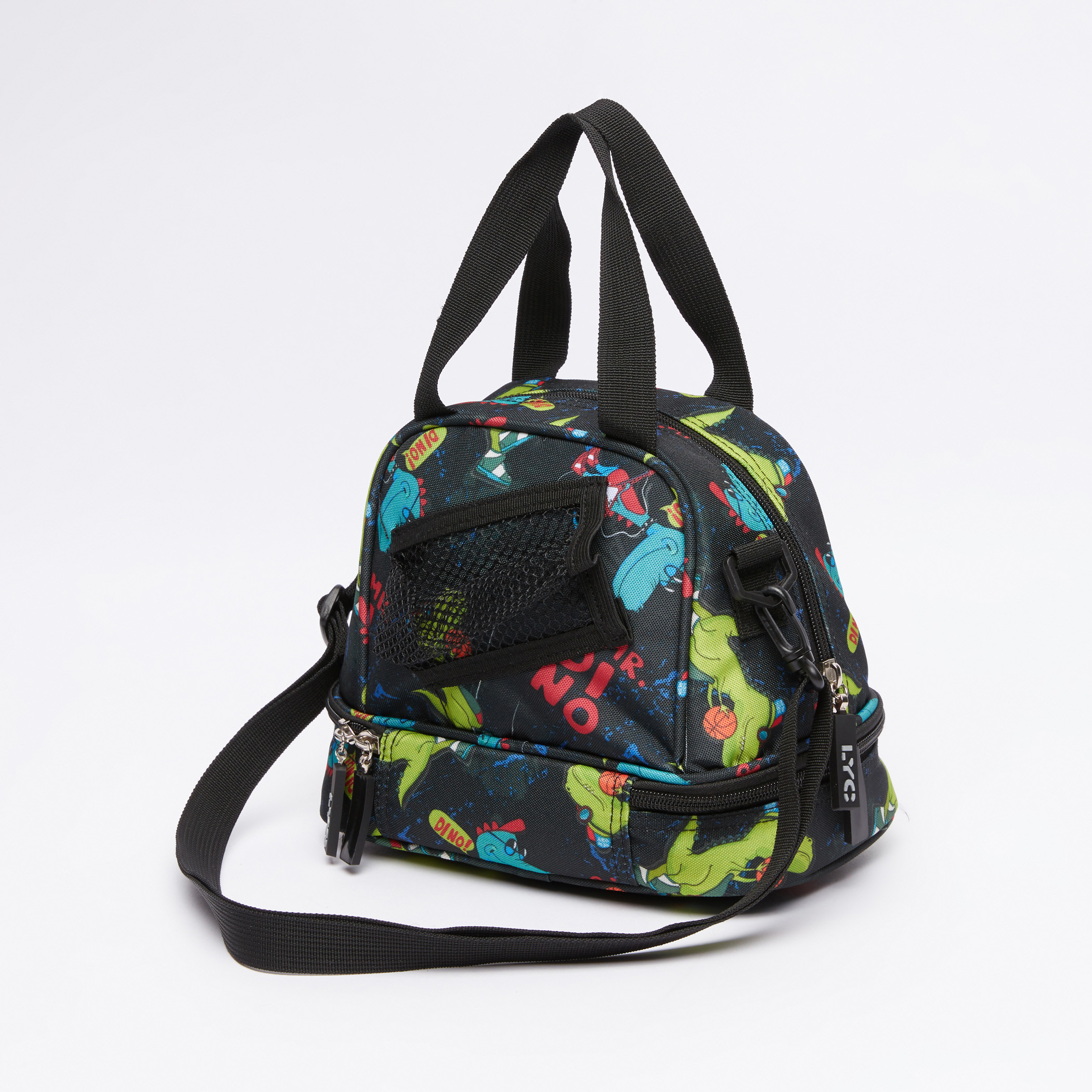 LYC SAC Dinosaur Printed Lunch Bag with Zip Closure-school-lunchessentials-lunchbags-image-3