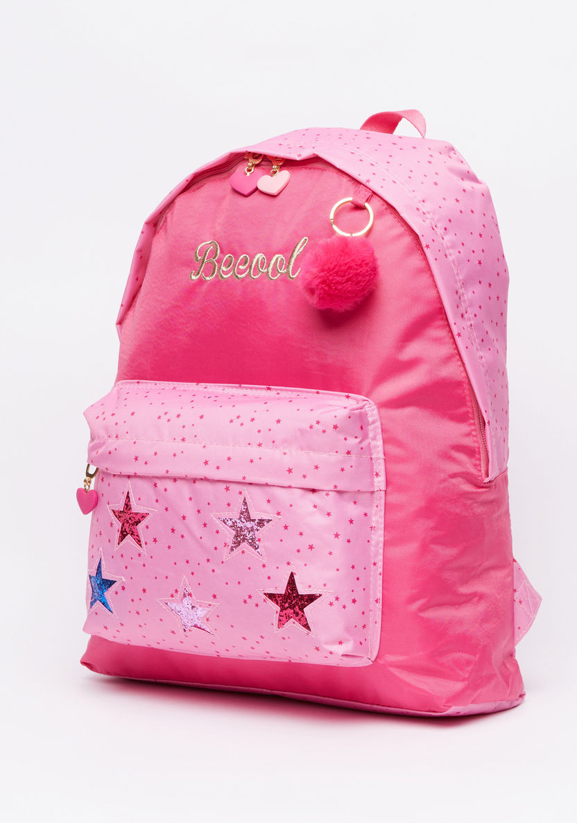 DIS2 Printed Backpack with Pencil Case-Backpacks-image-1
