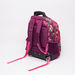 DIS2 Floral Printed Trolley Backpack with Zip Closure-Trolleys-thumbnail-1