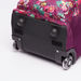 DIS2 Floral Printed Trolley Backpack with Zip Closure-Trolleys-thumbnail-3