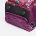DIS2 Floral Printed Trolley Backpack with Zip Closure-Trolleys-thumbnail-4