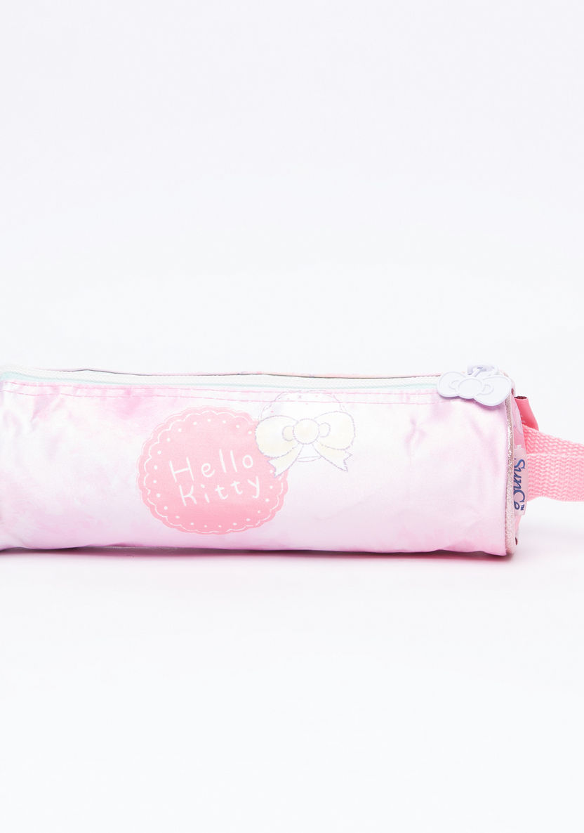 Hello Kitty Printed Pencil Case with Zip Closure-Pencil Cases-image-2