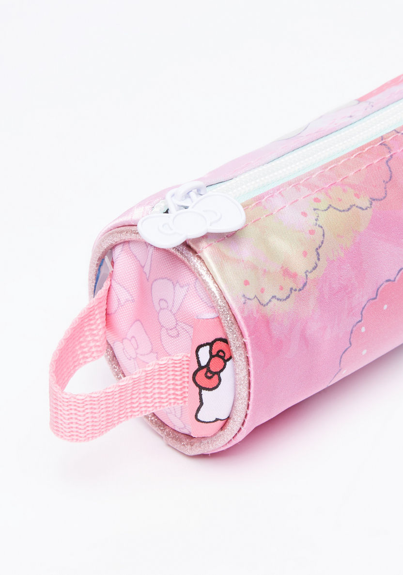 Hello Kitty Printed Pencil Case with Zip Closure-Pencil Cases-image-3