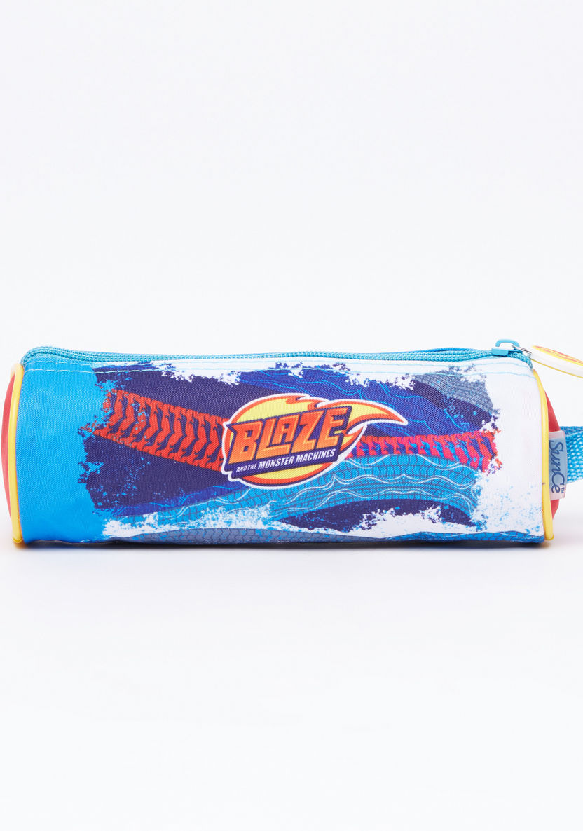 Blaze and the Monster Machines Printed Pencil Case with Zip Closure-Pencil Cases-image-2