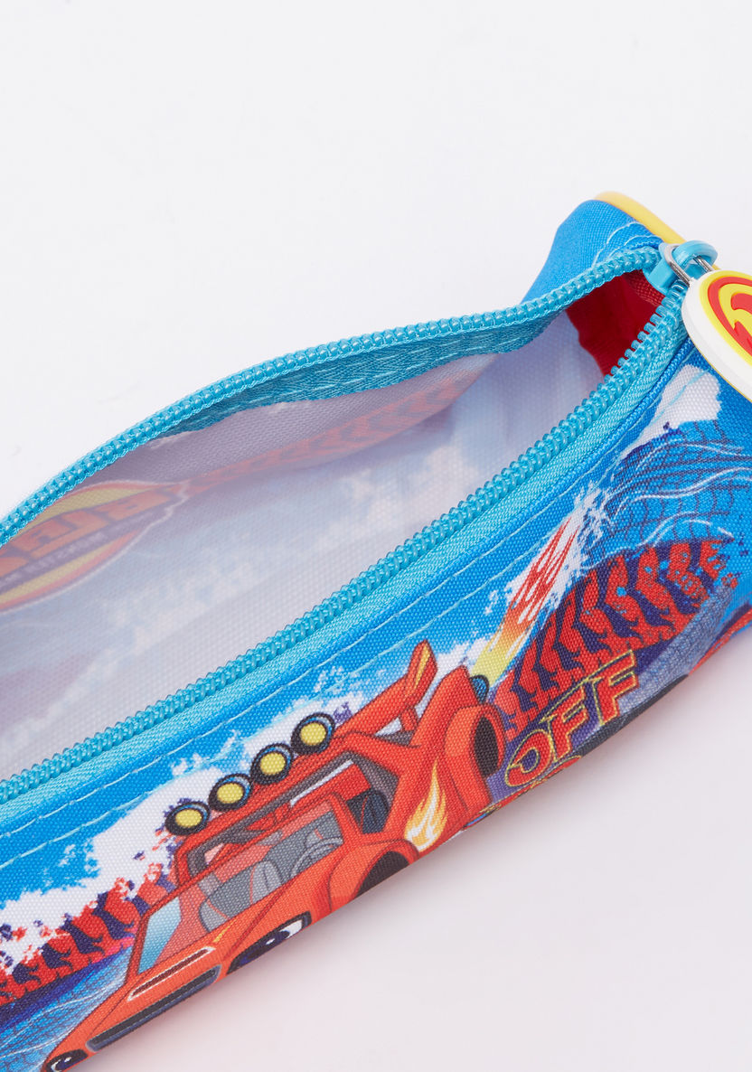 Blaze and the Monster Machines Printed Pencil Case with Zip Closure-Pencil Cases-image-4